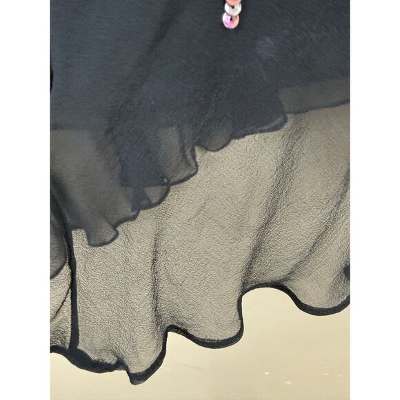 Sherri Hill Women’s Mini Dress Size 14 Strapless Sweetheart Tornasol Sequins - Picture 11 of 16